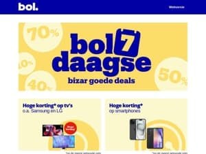 De bol 7-daagse is gestart!