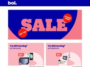 De Sale is bijna afgelopen ⏰