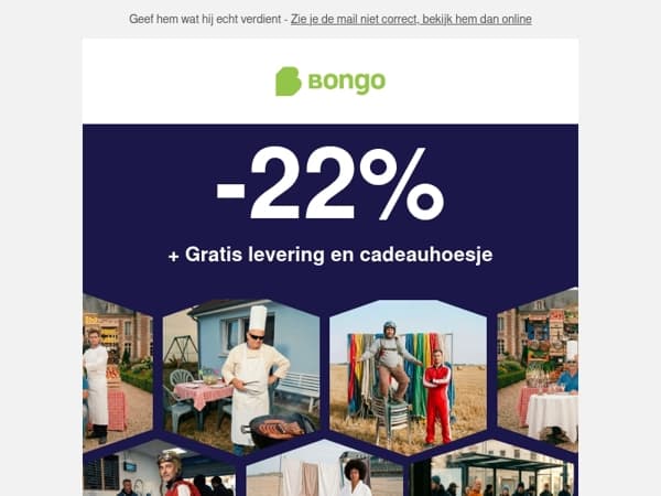 Geef hem dit Vaderdag een verhaal om te vertellen. 22% korting bij Bongo