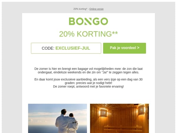 Zomer, ervaringen en aanbiedingen ☀️ 