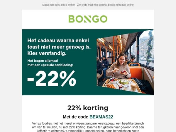 Schenk de ultieme brunch... nu aan -22%! 🙌 