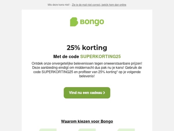 Laatste uren! 25% EXTRA korting ⏰ 