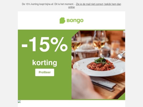 Laatste dagen. 15% korting op zomerse smaken.