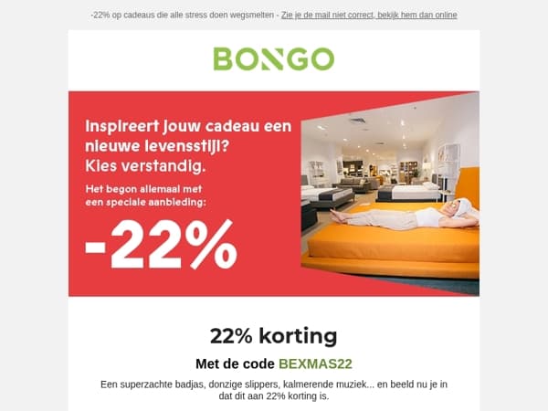 Voor zij die niet allen kerststol, maar ook ontspanning verdienen