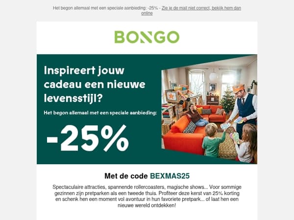 Avonturen met het gezin onder de kerstboom? 🎢 