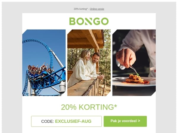 -20% om stijlvol opnieuw te beginnen 