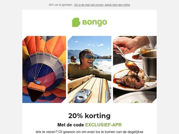 20% korting, dit is jouw moment ✨ 