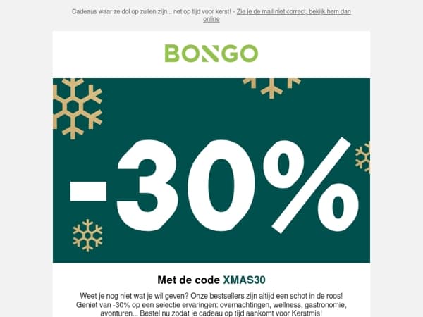 Onze must-haves met -30%, haast je!  💘 