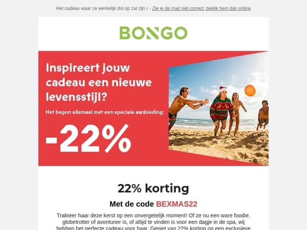 Verrassingen voor Sinterklaas - 22% korting!