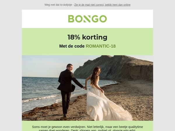 Romantiek? Staat klaar voor je