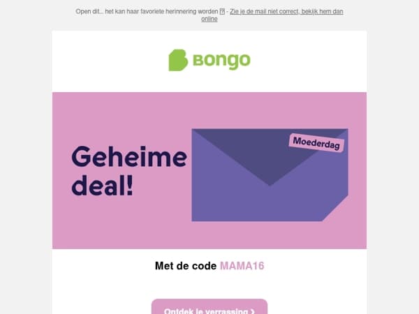 Er ligt iets moois voor mama klaar 💌 