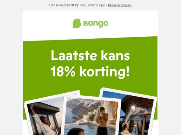 Al een bestemming in gedachten? -18% op Europese verblijven