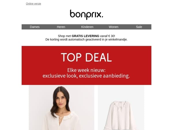 Onze TOP DEAL van de week