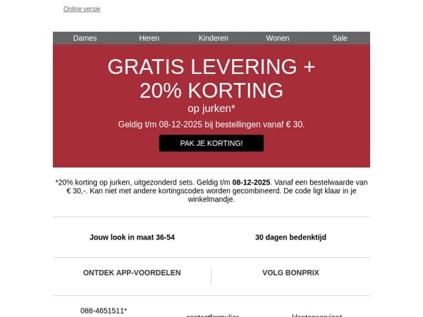 Laatste kans: 20% korting op jurken