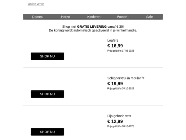 Onze TOP DEAL van de week