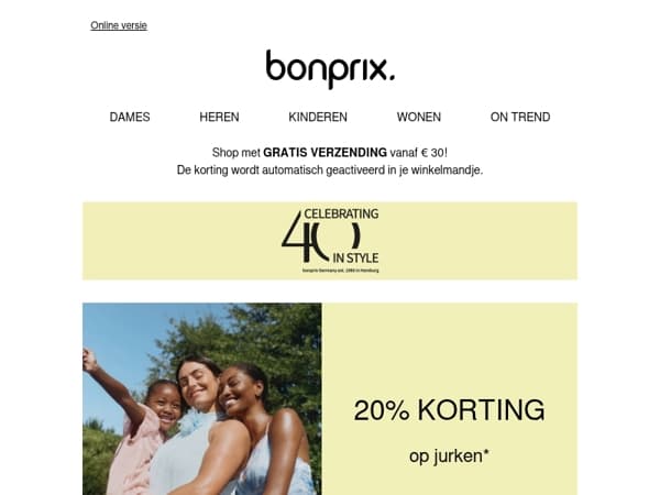 Pak nu -20% op jurken 🩷
