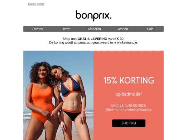 Er ligt 15% korting voor je! ❤️