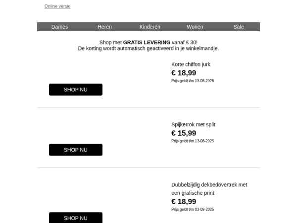 Onze TOP DEAL van de week