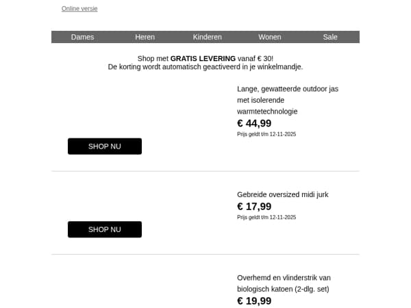 Onze TOP DEAL van de week