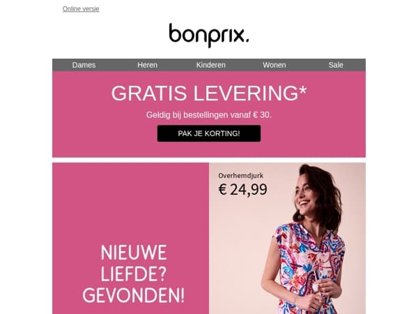 Jouw cadeau: gratis levering 🎁