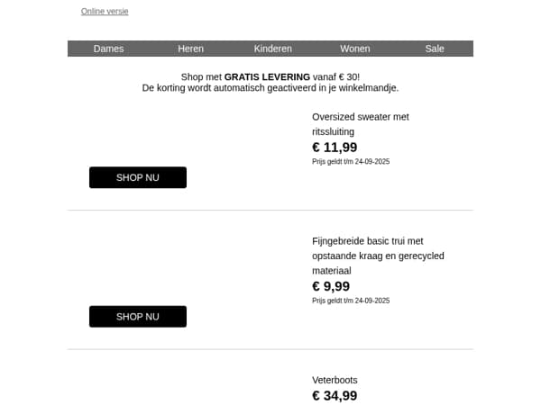 Onze TOP DEAL van de week