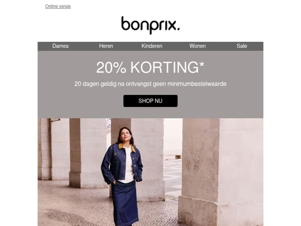 ✨ Voor jou: 20% korting op je eerste bestelling! ✨