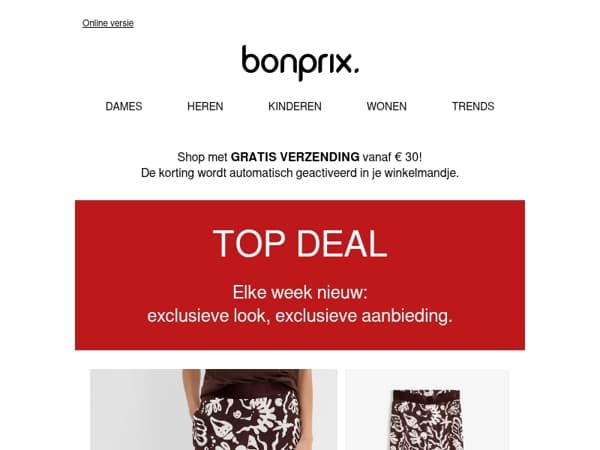 Onze TOP DEAL van de week
