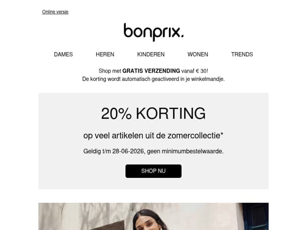 Alleen vandaag nog: 20% korting op geselecteerde artikelen ⏳