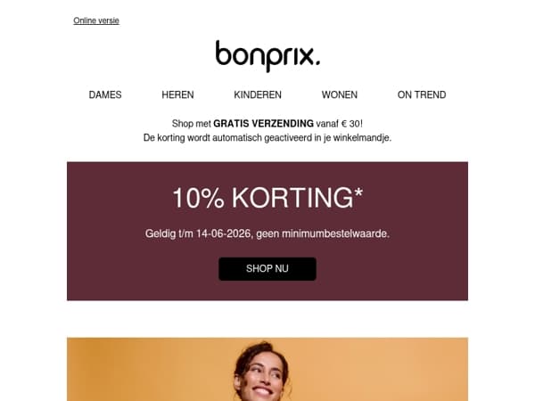 Laatste dag: 10% korting