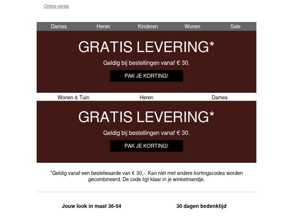 Gratis levering voor jou 🎉