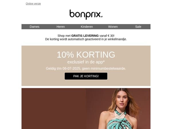 -10% op ales in de app voor jou ♡