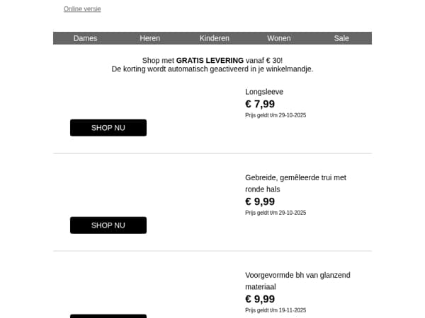 Onze TOP DEAL van de week