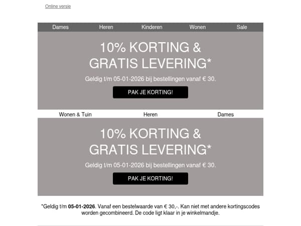 Laatste kans: pak je korting! 💖