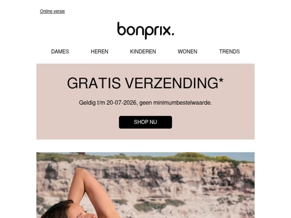Monday deal: gratis verzending om de week goed te beginnen