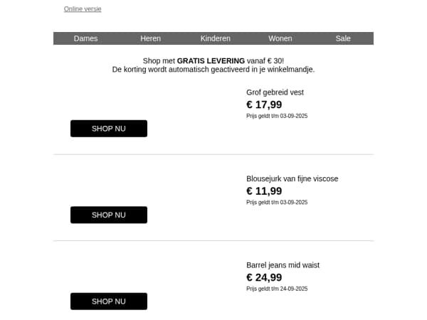 Onze TOP DEAL van de week