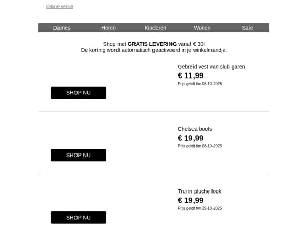 Onze TOP DEAL van de week