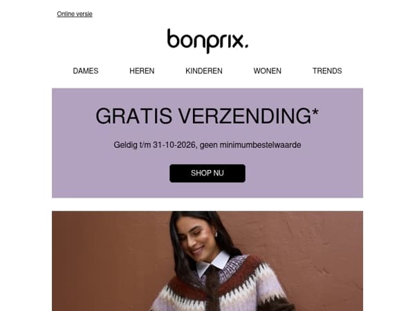 👻 Eindsprint - alleen vandaag nog: gratis verzending