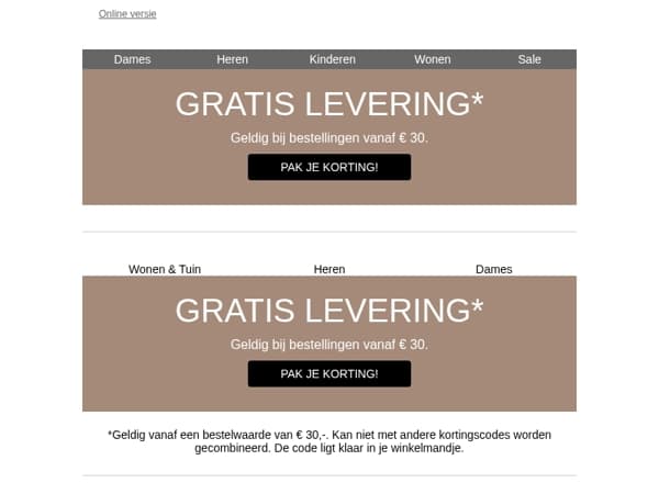 Gratis levering voor jou 🚚