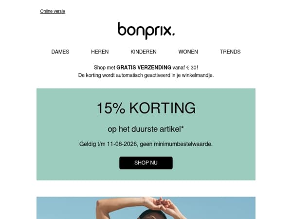 Nog maar heel even: 15% korting op jouw favoriet