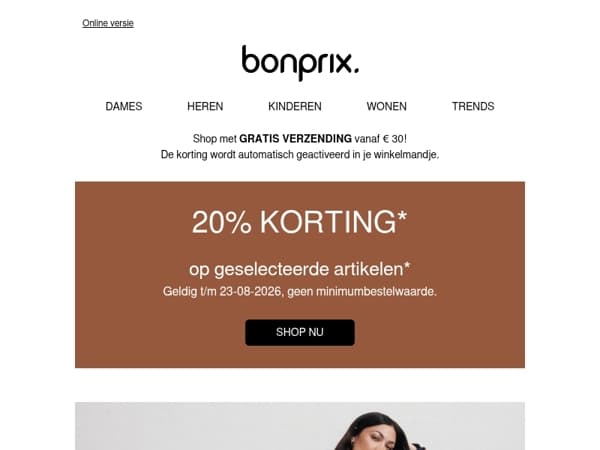 20% korting op je favoriete items 😍