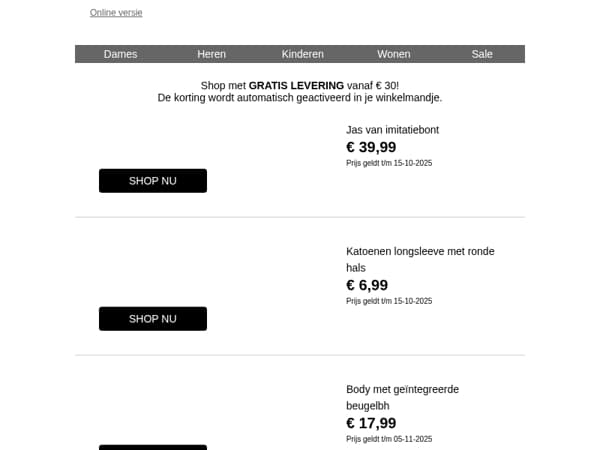 Onze TOP DEAL van de week