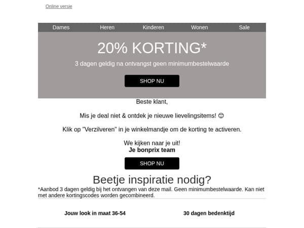 🎈 Nog maar 3 dagen: 20% korting! 🎈