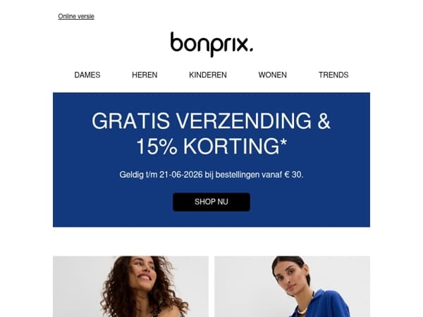 Laatste dag: 15% korting