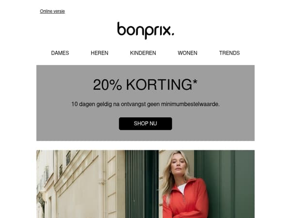  🌟 Yeah, 20% korting op je eerste bestelling! 🌟