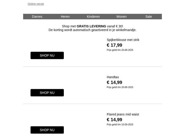 Onze TOP DEAL van de week