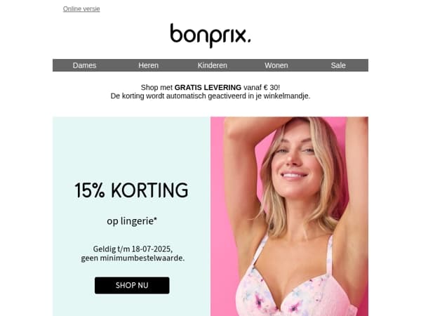 15% korting voor jou - nog maar even ✨