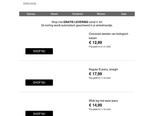 Onze TOP DEALS van de week