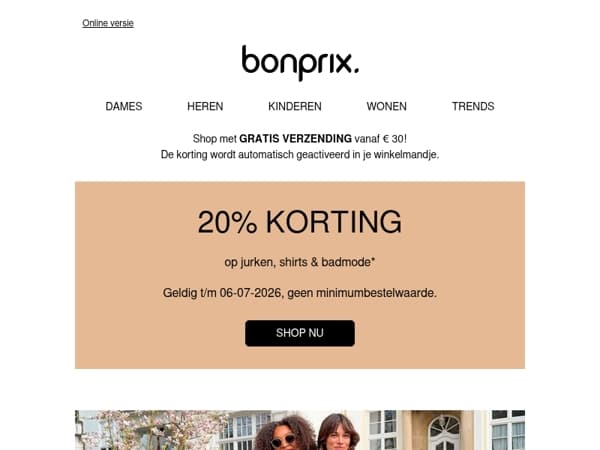  -20% op jurken, shirts & badmode 👚👗👙☀️ 