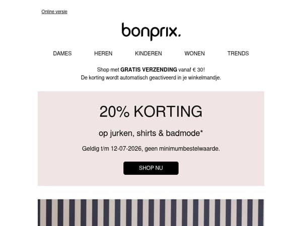 20% korting voor jou 💕