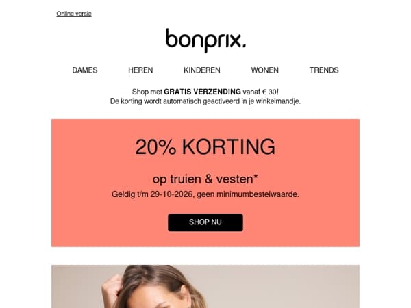 20% korting - nog maar heel even ⏰ 